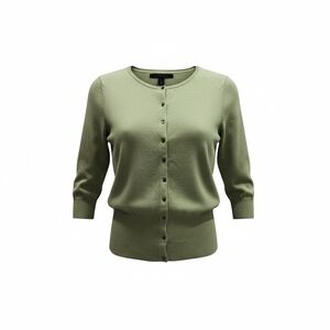 Like New Silk And Cashmere Cardigan, Express Design Studios, Sage Green, Size L